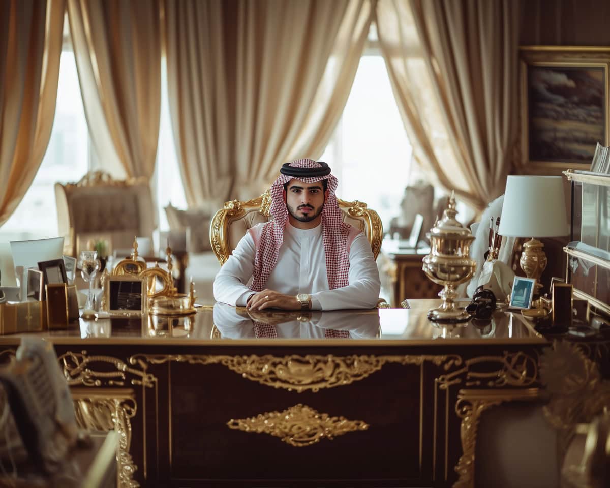 فرج الضبعه: 5 قدرات تجعلك تقتني هذا العمل الشاب احمد البلوشي في مكتبه